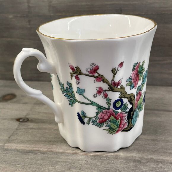 Vintage Royal Grafton Fine Bone China Tea Coffee Mug Cup Indian Tree England - Picture 1 of 6